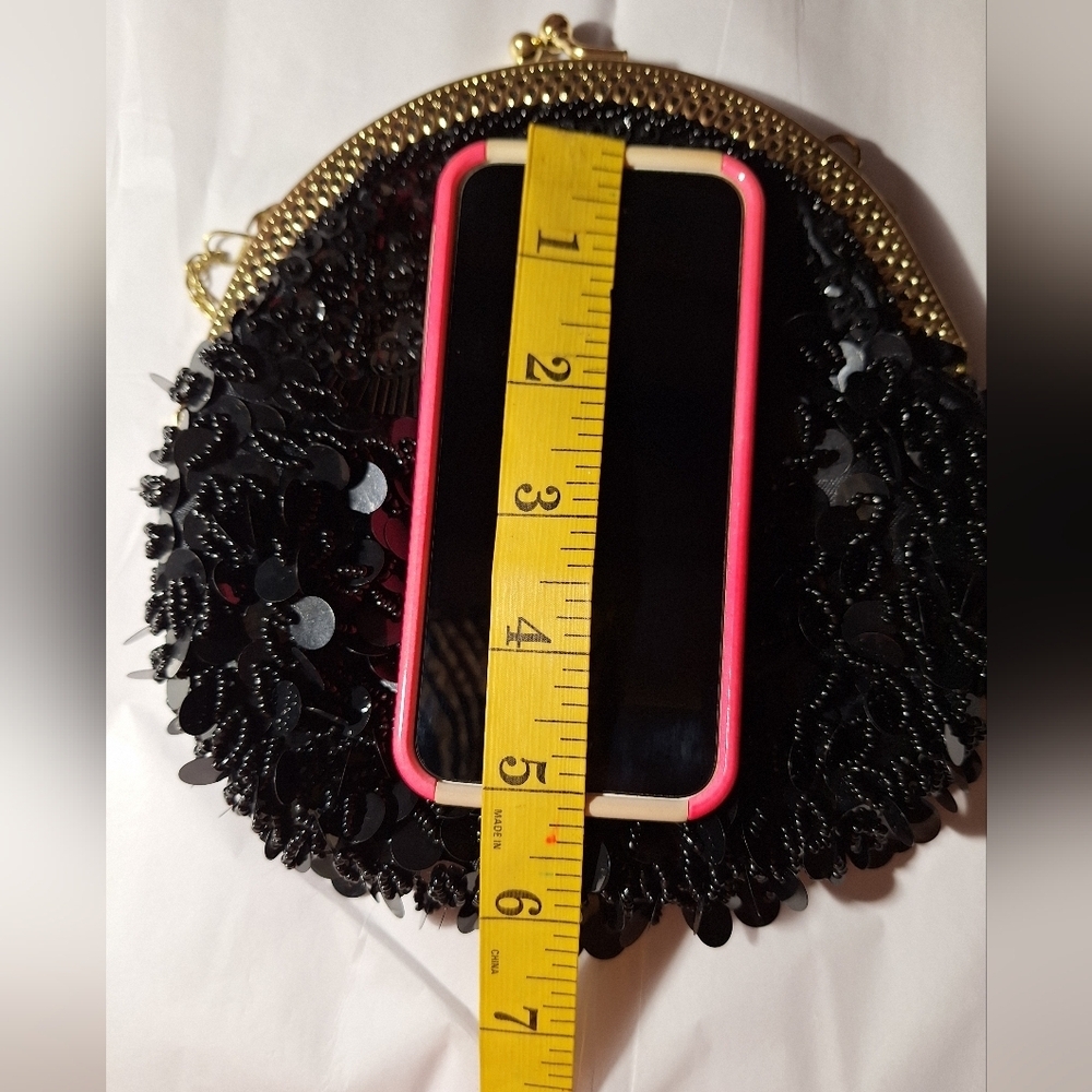 🟠 Vintage Beaded Cocktail Bag - Picture 7 of 15